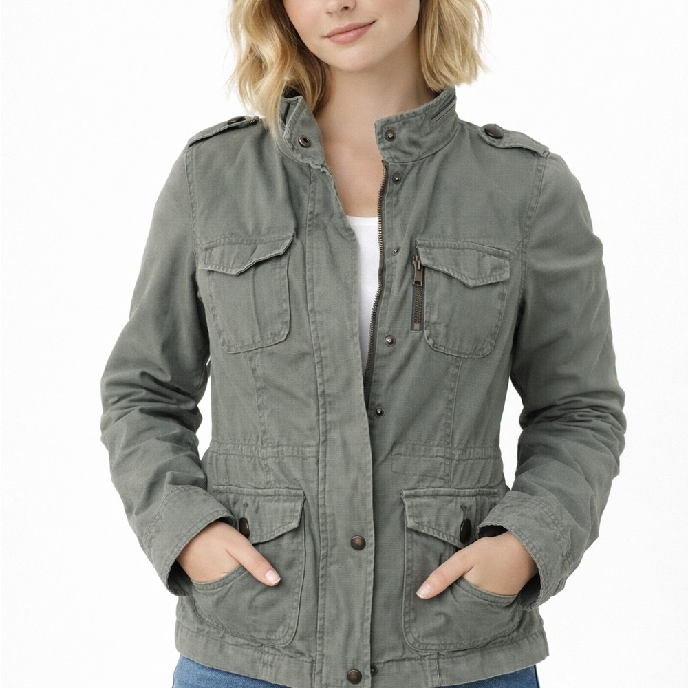 Blanc Noir Olive Green Jacket Medium